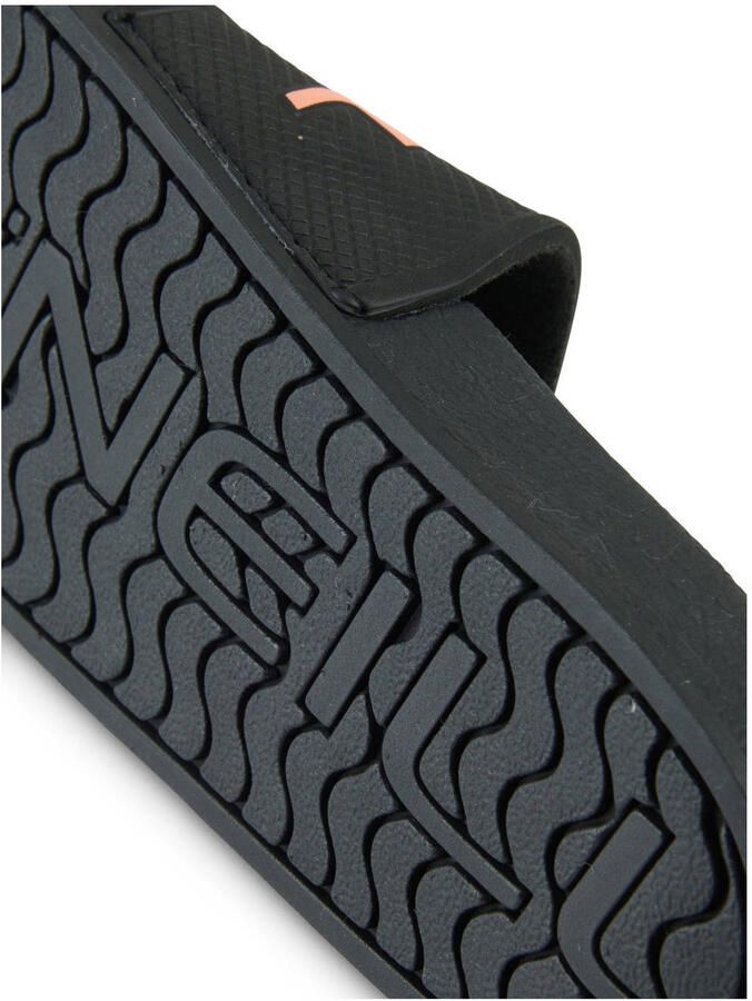 O'Neill badslipper Logo Slides Kids Zwart Blauw Rood - Foto 2