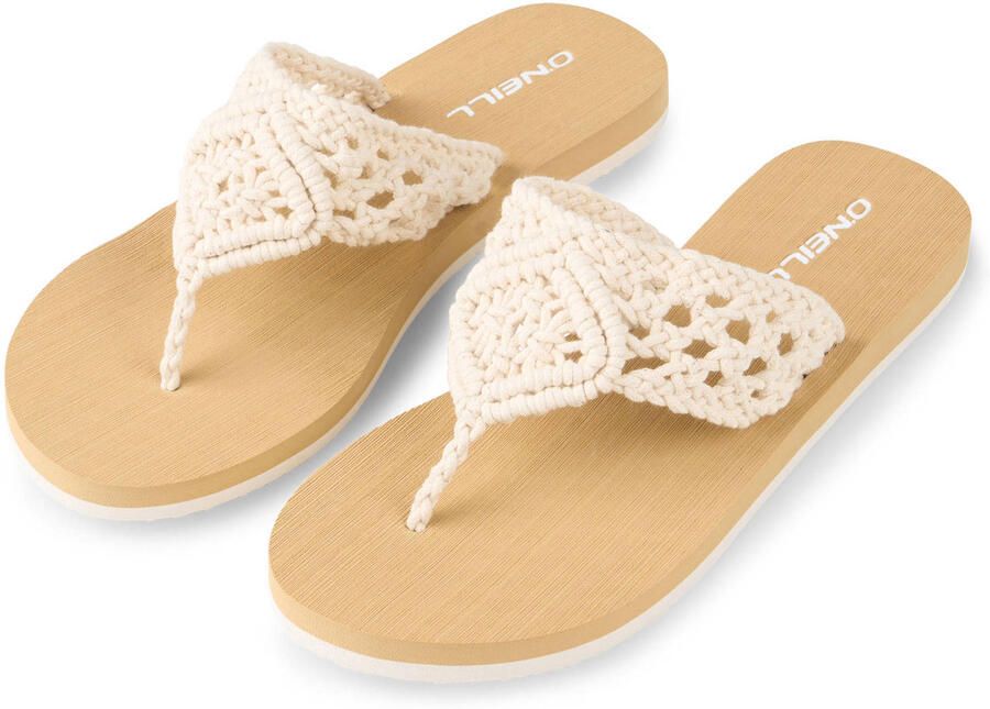 O'Neill Women's Ditsy Crochet Sandals Sandalen beige wit - Foto 3
