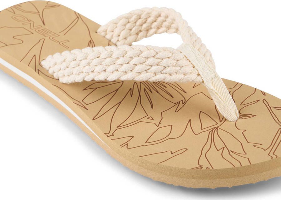 O'Neill Women's Floral Sandals Sandalen beige wit - Foto 3