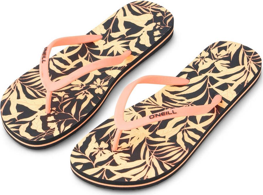 O'Neill Oneill slipper Dames model profile graphic sandal Brazillian Sun Oranje Zwart - Foto 3