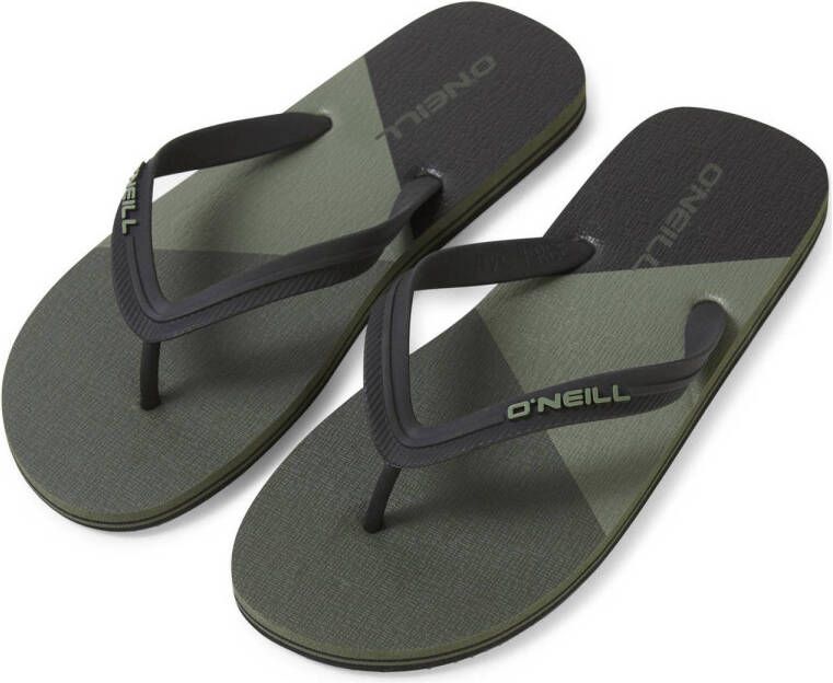 O'Neill Profile Colourblock Sandals teenslippers groen zwart