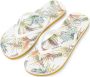 O'Neill Profile Graphic Sandals teenslippers met bloemenprint wit - Thumbnail 1