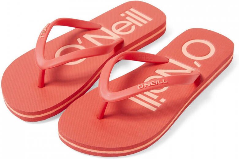 O'Neill Profile Logo Sandals teenslippers koraalrood