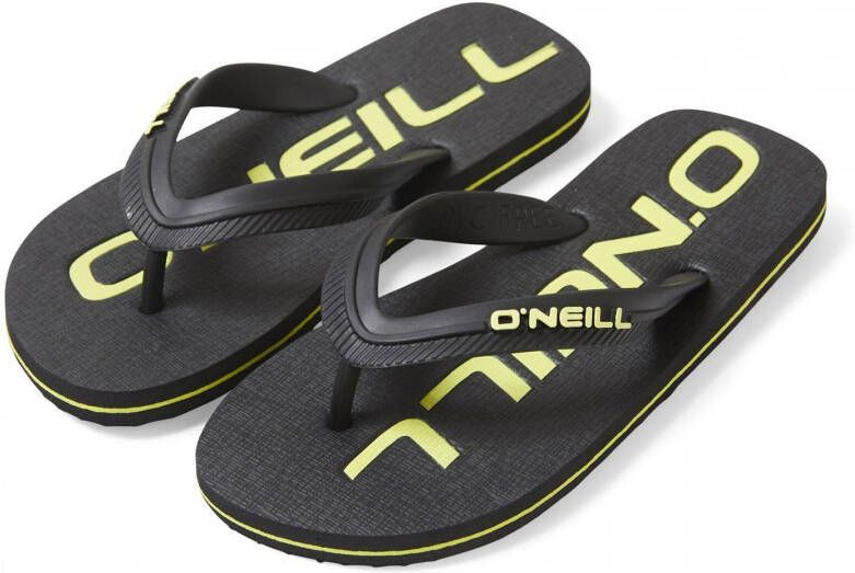 O'Neill Profile Logo Sandals teenslippers zwart geel
