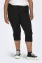 ONLY CARMAKOMA regular fit broek CARGOLDTRASH zwart - Thumbnail 1