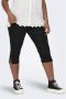 ONLY CARMAKOMA regular high waist broek zwart - Thumbnail 1