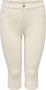ONLY CARMAKOMA skinny high waist broek ecru - Thumbnail 1