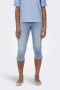 ONLY denim skinny regular waist broek light blue denim - Thumbnail 1