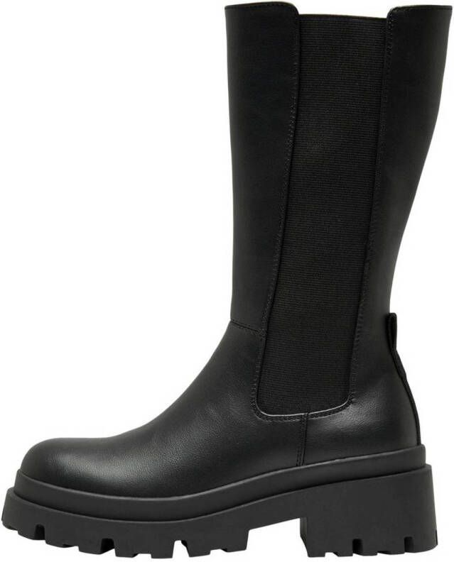 ONLY ONLDOJA-5 PU LONG BOOT NOOS hoge laarzen zwart