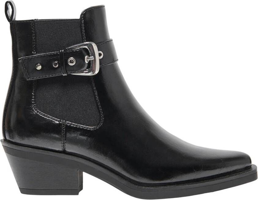 ONLY ONLAmie lak cowboylaarzen zwart
