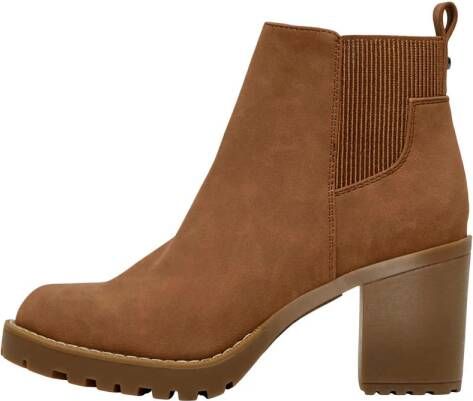 ONLY Onlbarbara Heeled Bootie Noos chelsea boots cognac