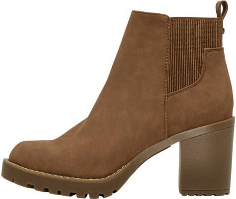 ONLY Onlbarbara Heeled Bootie Noos chelsea boots cognac