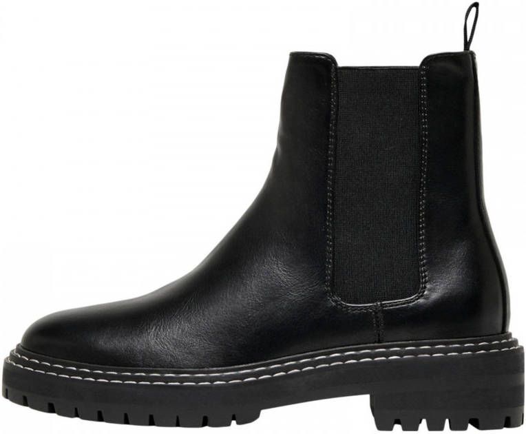 Only Chelsea boots met rubberen inzet model 'BETH'