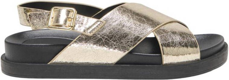 ONLY Onlminnie-2 Pu Slingback Sandal Noos sandalen goud