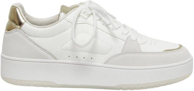 ONLY Shoes Plateausneakers ONLSAPHIRE-1 met gepolsterde schaprand vrijetijdsschoen lage schoen veterschoen