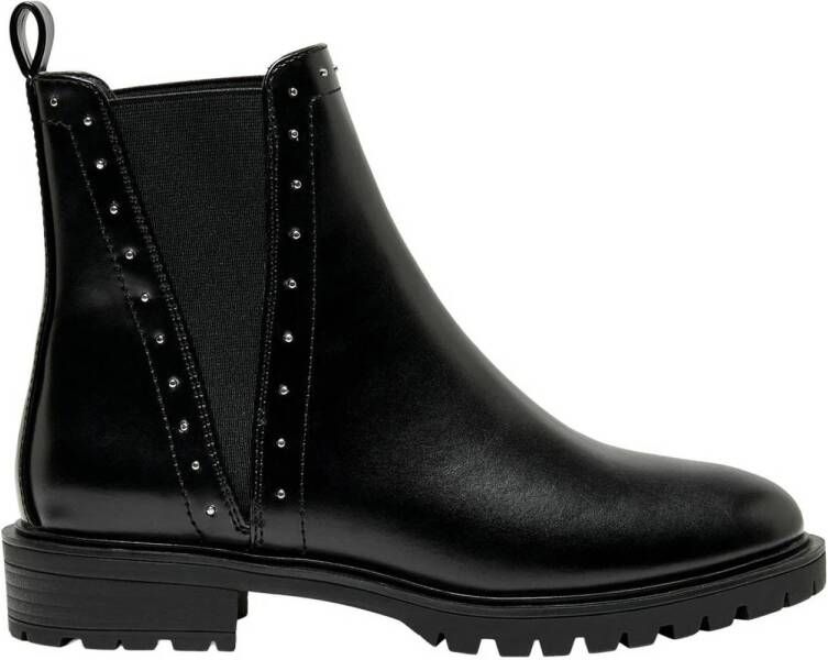 ONLY ONLTINA chelsea boots met studs zwart