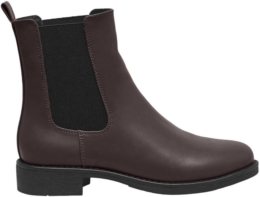 Only Leren Dameslaars Bibi Stijl Brown Dames