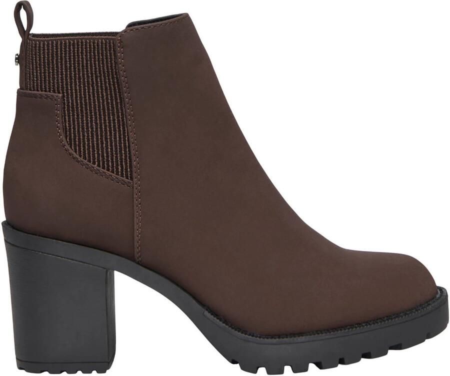 ONLY Onlbarbara Heeled Bootie Noos chelsea boots met blokhak kaki