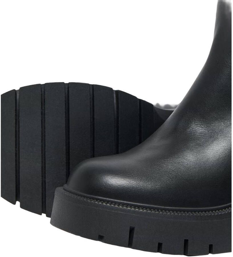 ONLY Onlbluebell-1 chelsea boots met blokhak en profielzool zwart - Foto 3