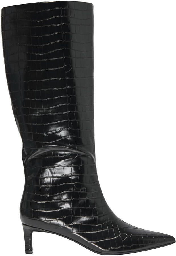 ONLY Onlbrixton-3 Knee High Boot laarzen met hak zwart