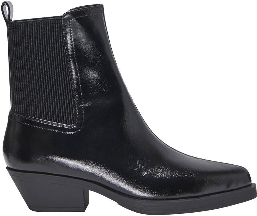 ONLY Onlbronco-9 western lakleren chelsea boots zwart