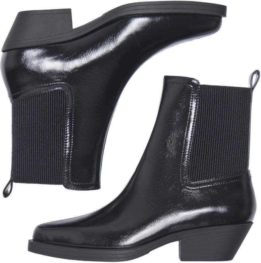 ONLY Onlbronco-9 western lakleren chelsea boots zwart - Foto 2