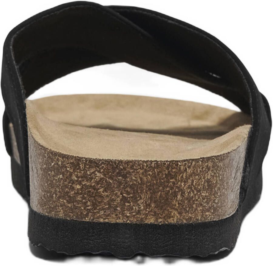 ONLY Onlmaxi Madison-1 Cross Pu Nubuck suède slippers zwart - Foto 2