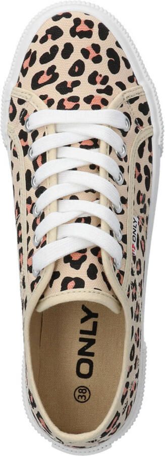 ONLY Sneakers laag 'ONLNicola' beige poederroze zwart - Foto 3