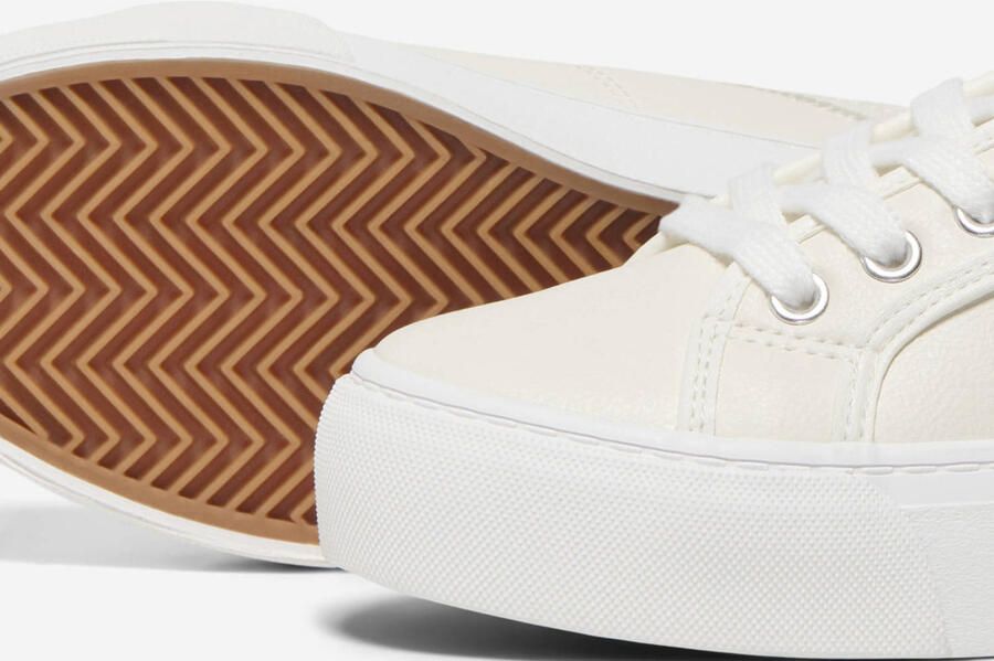 ONLY Onlnoomi Pu Platform Sneaker sneakers wit - Foto 3