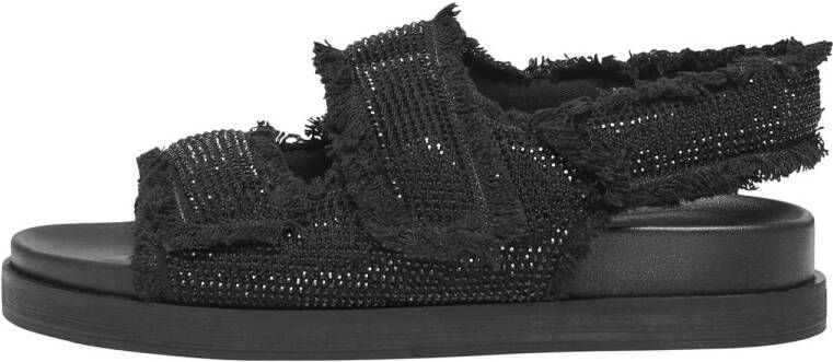 ONLY sandalen met glitters zwart