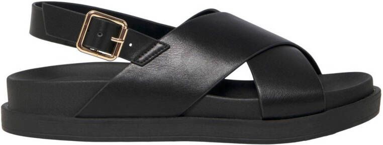 ONLY Onlminnie-2 Pu Slingback Sandal Noos sandalen zwart
