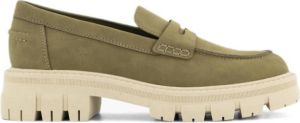 Oxmox Groene chunky sneaker