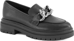 Oxmox chunky loafers met chain zwart