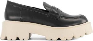 Oxmox Zwarte chunky loafer