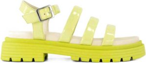 Oxmox chunky sandalen limegroen