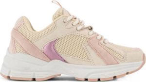 Oxmox chunky sneakers roze beige