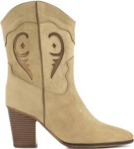 Oxmox Zandkleurige cowboy laarzen