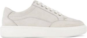 Oxmox Lichtgrijze leren sneaker