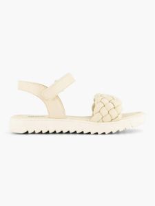 Oxmox Beige sandaal gevlochten