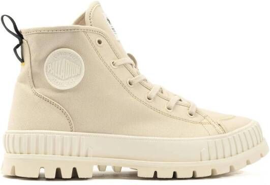 Palladium canvas sneakers beige