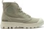 Palladium PAMPA HI ZIP ORGANIC Volwassenen Half-hoge schoenen Groen - Thumbnail 1