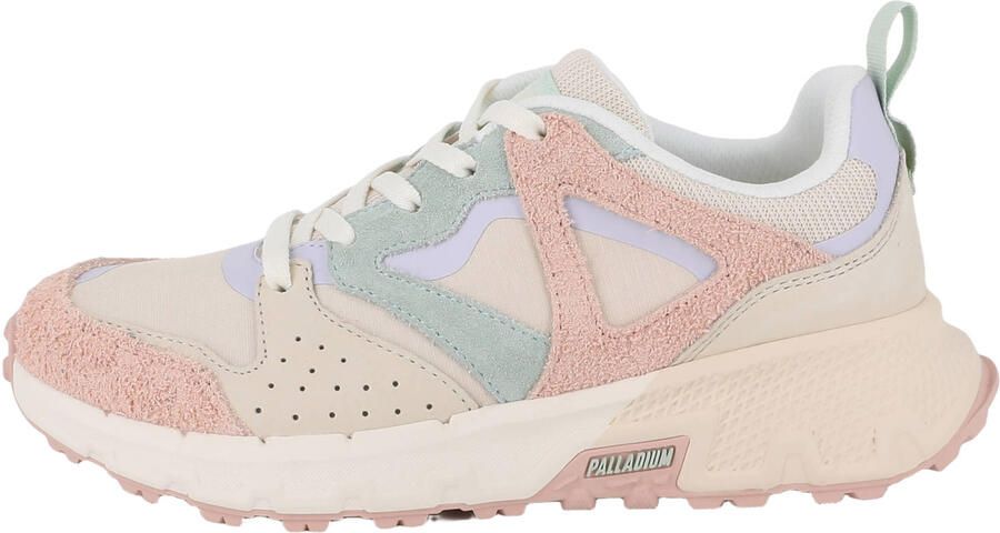 Palladium leren sneakers beige roze blauw - Foto 3
