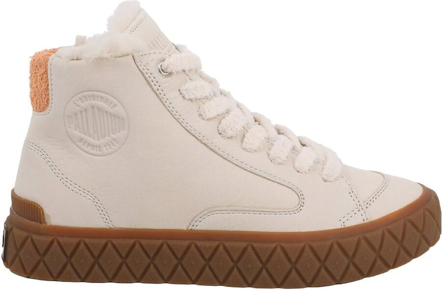 Palladium PALLA ACE NBK WL leren sneakers ecru