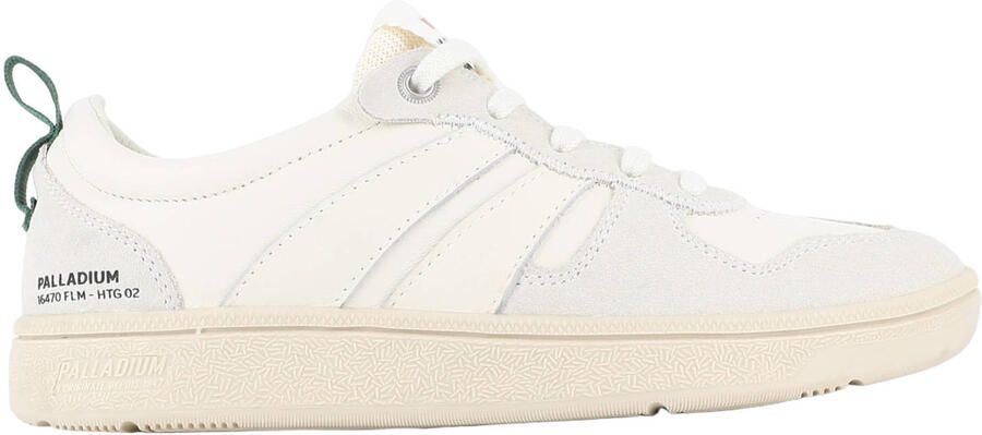 Palladium Pallacup Flame leren sneakers ecru