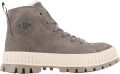Palladium PALLASHOCK ZIP WARM suède sneakers met profielzool grijs - Grijs