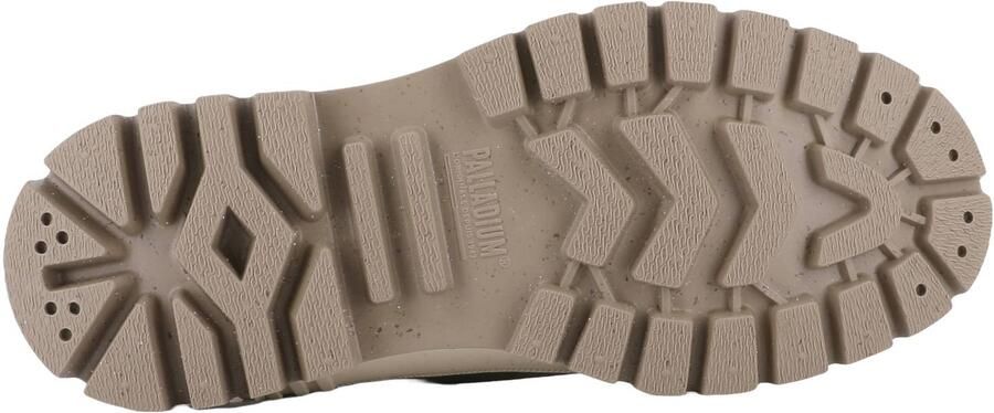Palladium PALLASHOCK ZIP WARM suède sneakers met profielzool grijs - Foto 3