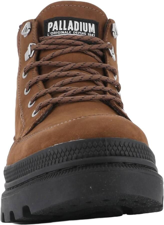 Palladium Pallatrooper Cuff WP+ leren veterboots met profielzool cognac - Foto 2