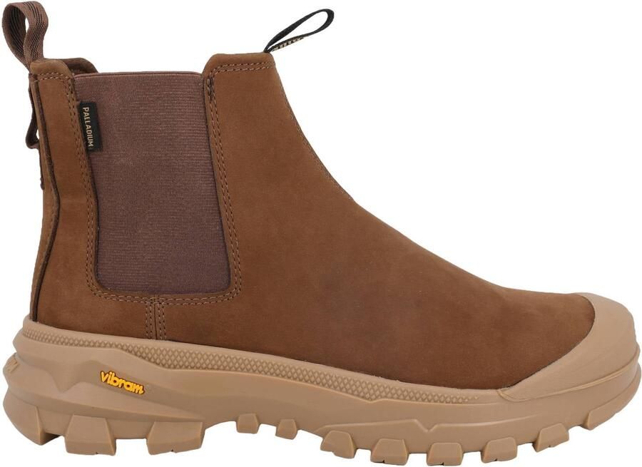 Palladium Rider Chelsea Legacy chunky leren chelsea boots met profielzool bruin - Foto 1