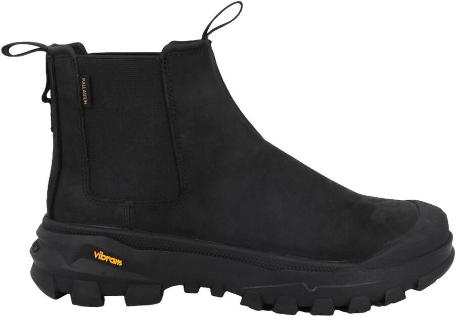 Palladium Rider Chelsea Legacy chunky leren chelsea boots met profielzool zwart