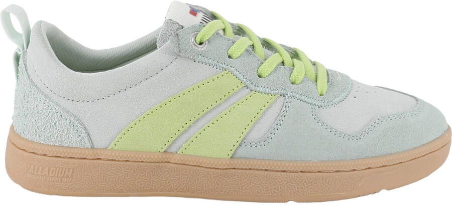 Palladium suède sneakers lichtgroen
